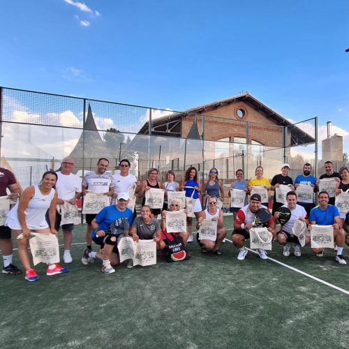 Participantes del II Torneo de Pádel de Perales del Alfambra